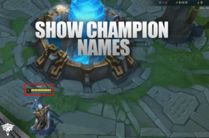 Comment remplacer les noms d&#39;invocateurs par des noms de champions dans League of Legends