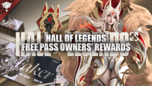 Beloningen voor eigenaren van de Hall of Legends Free Pass