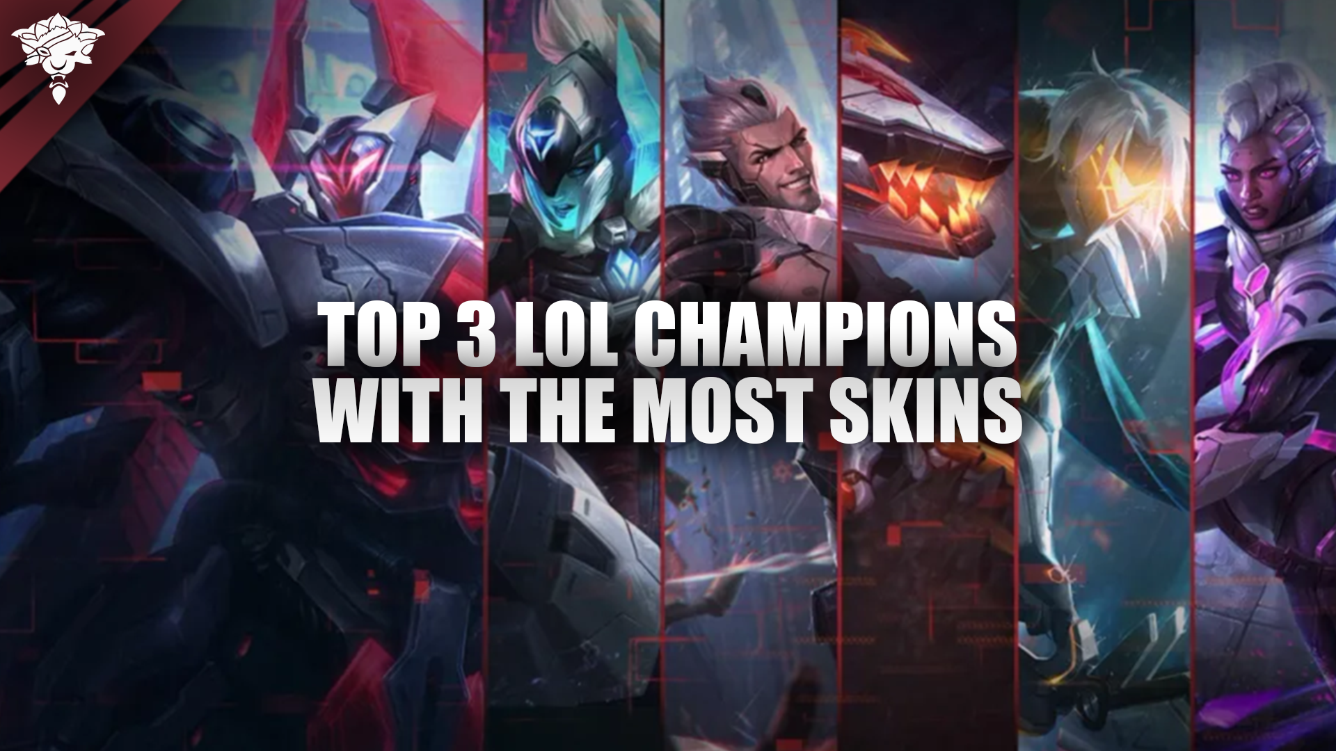 Top 3 des champions de LoL avec le plus de skins