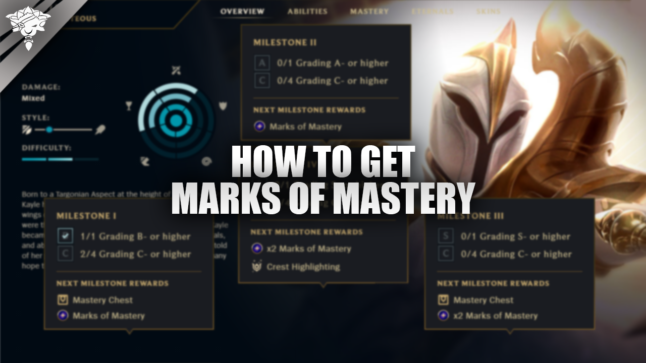 How To Get Marks of Mastery