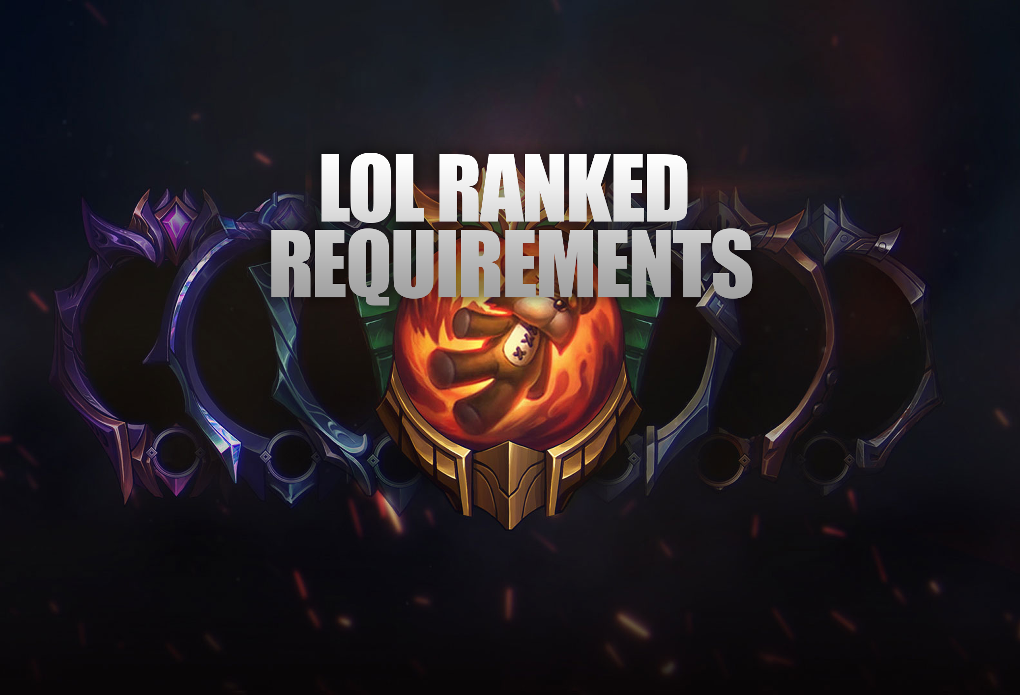 Prérequis classés pour LoL