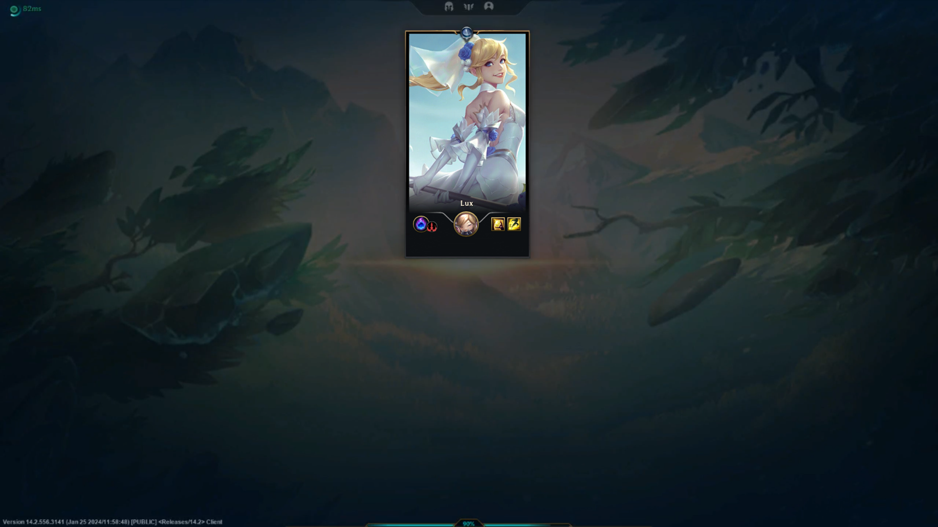 Custom Skin for Lux in Loading Screen