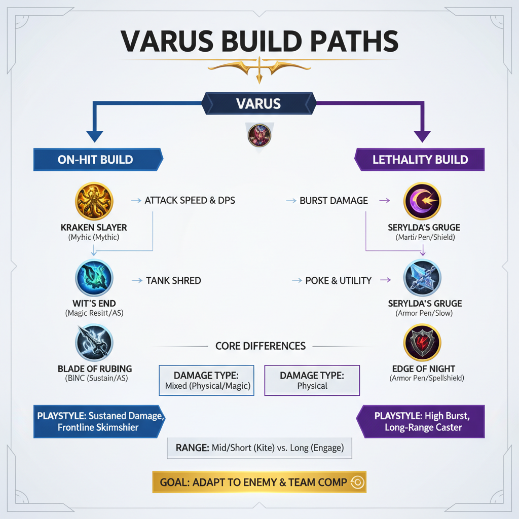 Senna and Varus poking from long range in bot lane