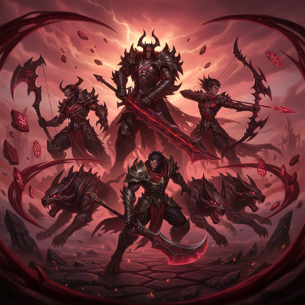 Todos los campeones Darkin en League of Legends (2026)