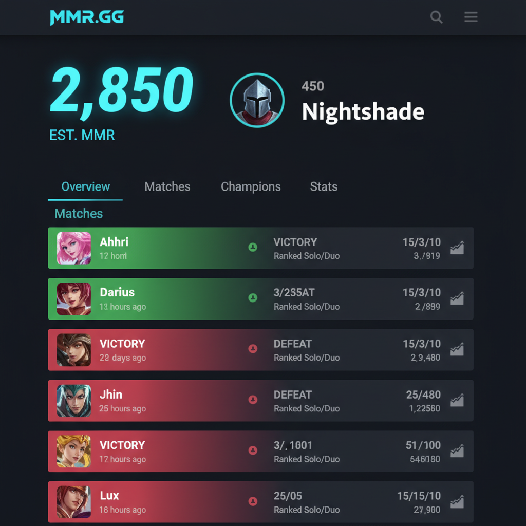 Résultats du vérificateur MMR tiers