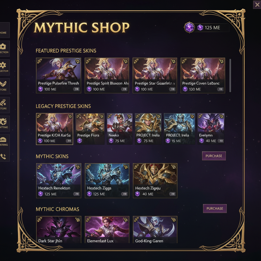 Mythic Shop Rotation 2026: Current Upcoming Skins