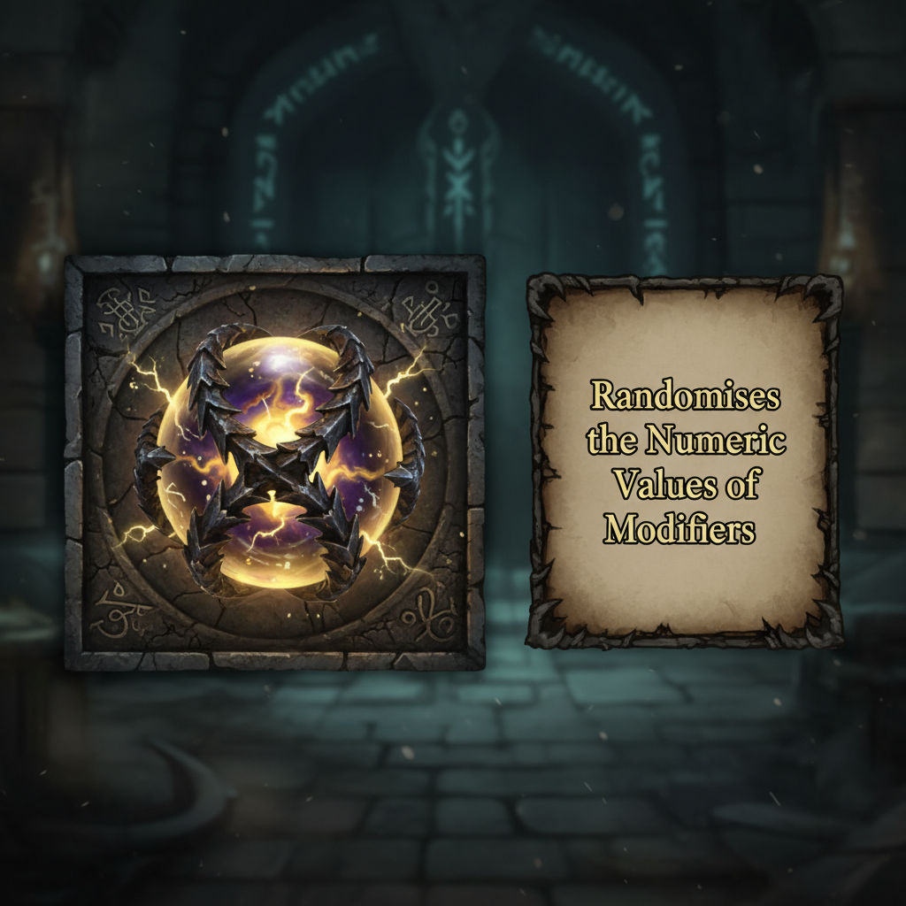 Divine Orb inventory icon with stash tab